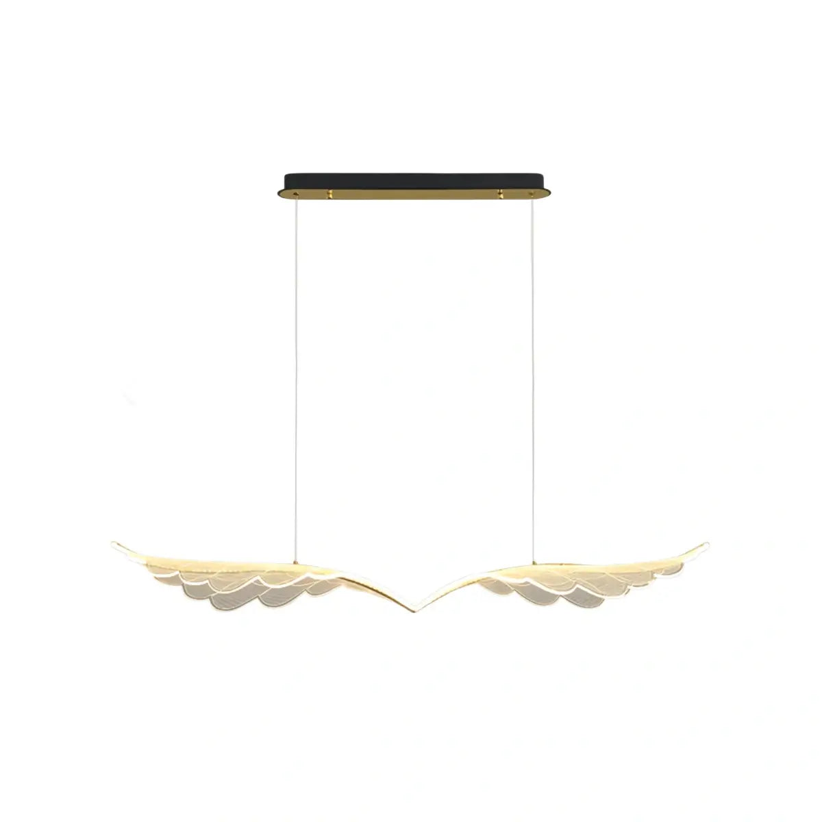 Modern Nordic Pendant Light — Metal & Acrylic Black Gold